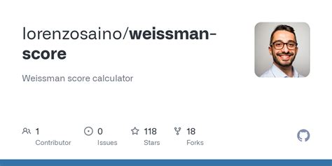 Weissman score calculator 